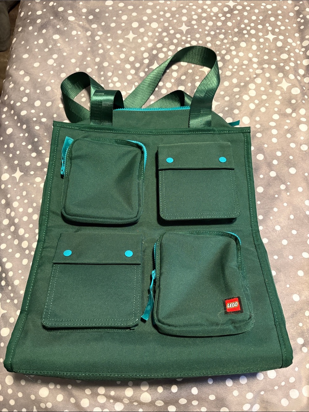 Lego Dark Green Tote Bag